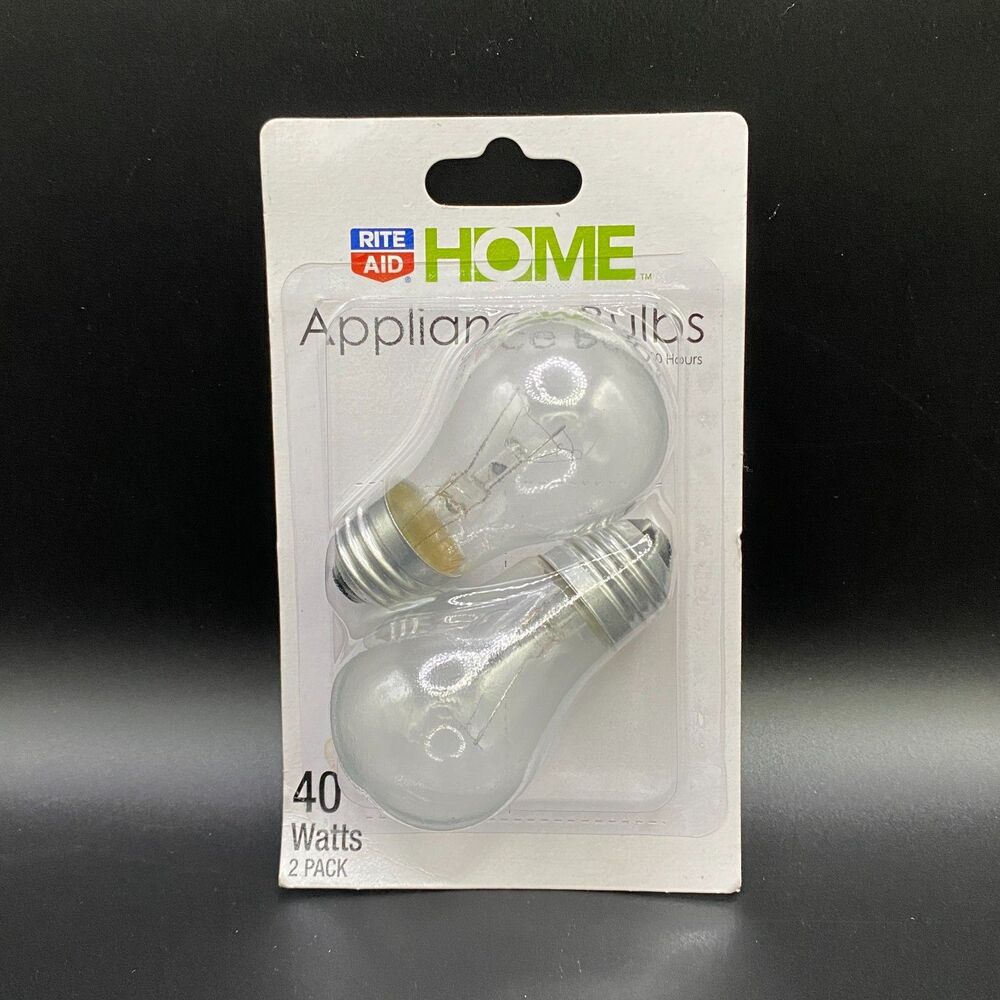 Rite Aid Home 40W Clear Appliance Bulbs